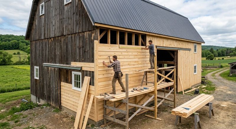 Barn Siding Installation in Sparta, KY