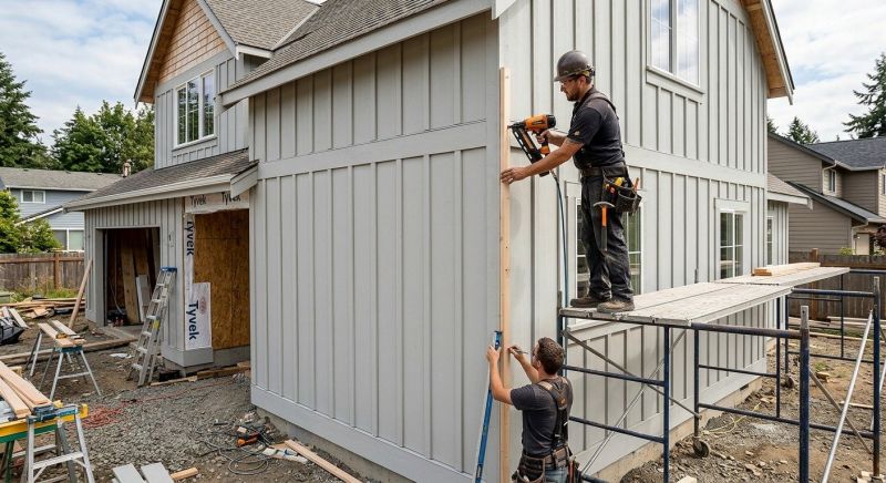 Batten Siding Installation in Rising Sun, IN