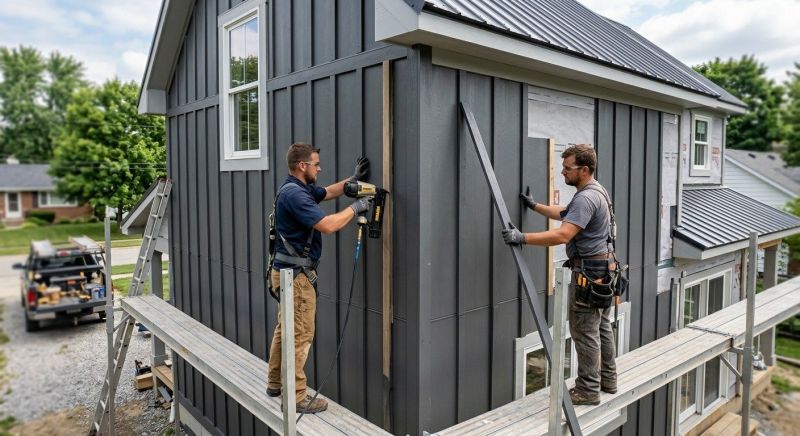 Batten Siding Installation in Rising Sun, IN