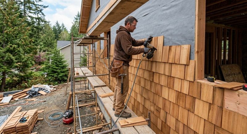 Cedar Siding Installation in Burlington, KY