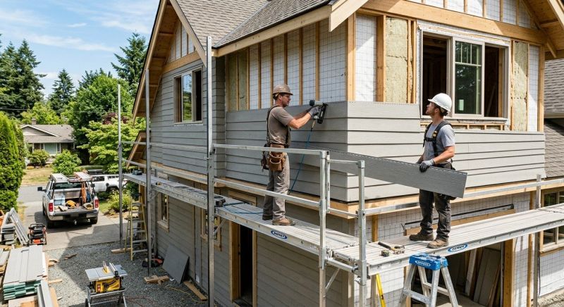 Cement Siding Installation in Aurora, IN