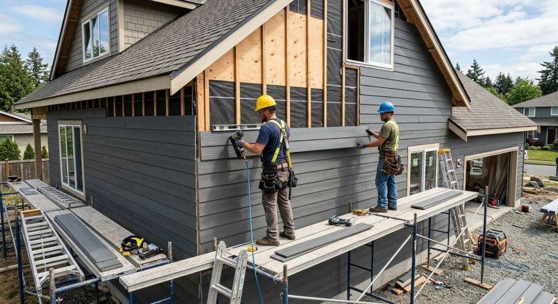 Cement Siding Installation in Aurora, IN