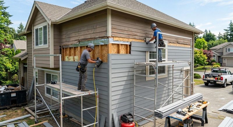 Cement Siding Replacement in Morning View, KY