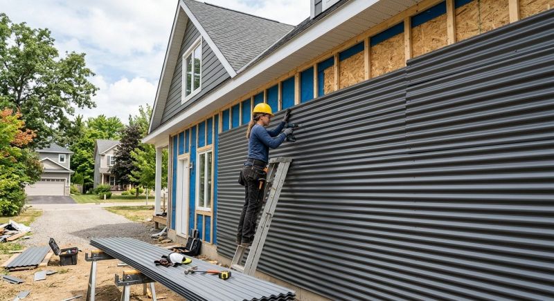 Corrugated Siding Installation in Union, KY