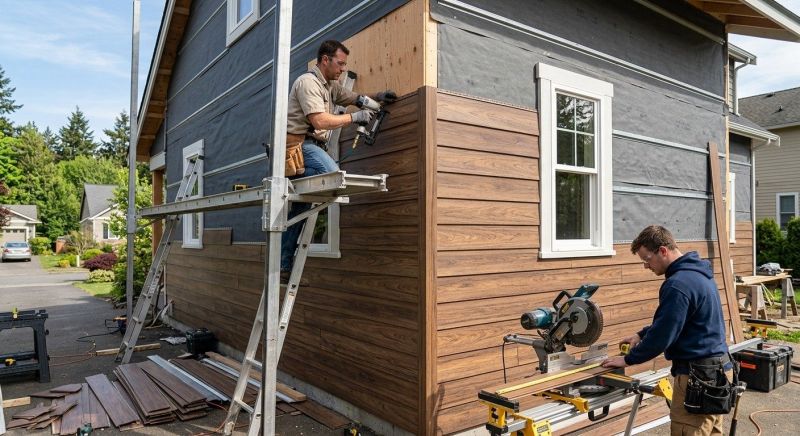 Faux Wood Siding Installation in Alexandria, KY