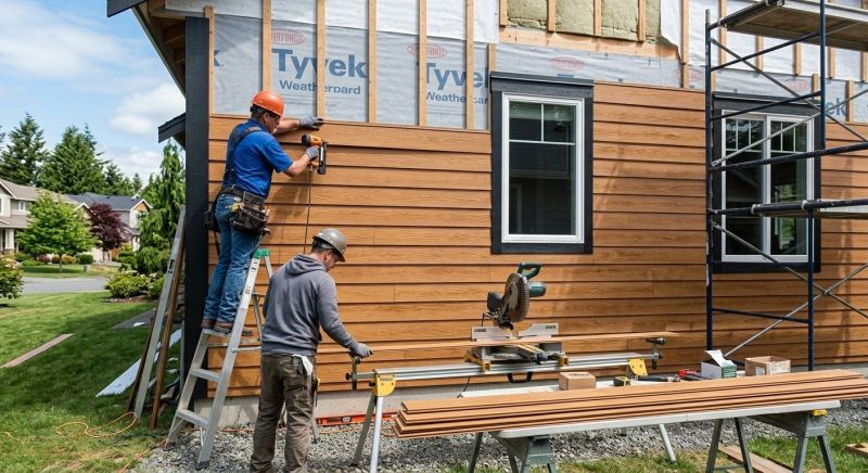 Faux Wood Siding Installation in Union, KY