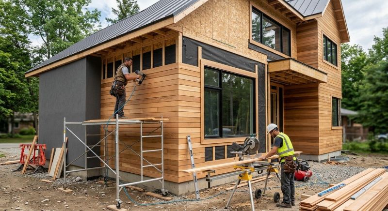 Faux Wood Siding Installation in Union, KY