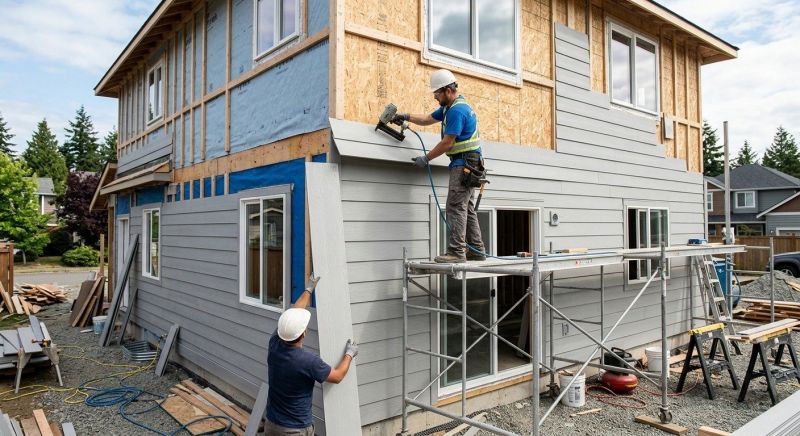Fiber Cement Installation in Aurora, IN