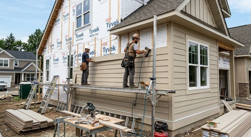 Fiber Siding Installation in Rising Sun, IN