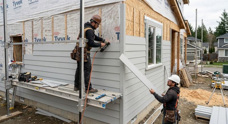 Fiber Siding Installation in Rising Sun, IN