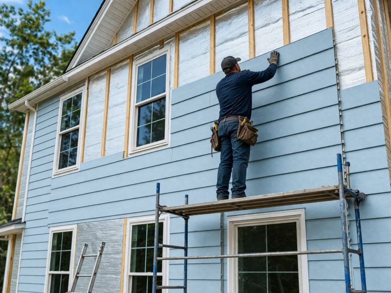 Insulated Siding Installation in Lawrenceburg, IN