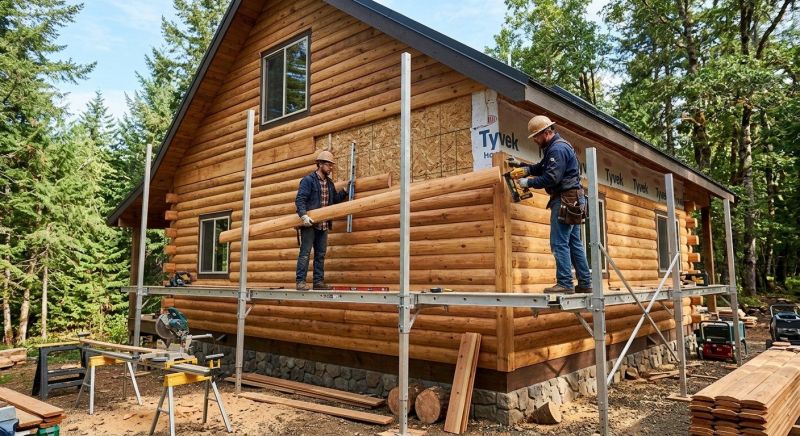 Log Siding Installation in Independence, KY