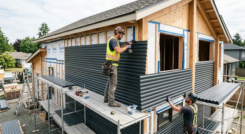 Metal Siding Installation in Aurora, IN