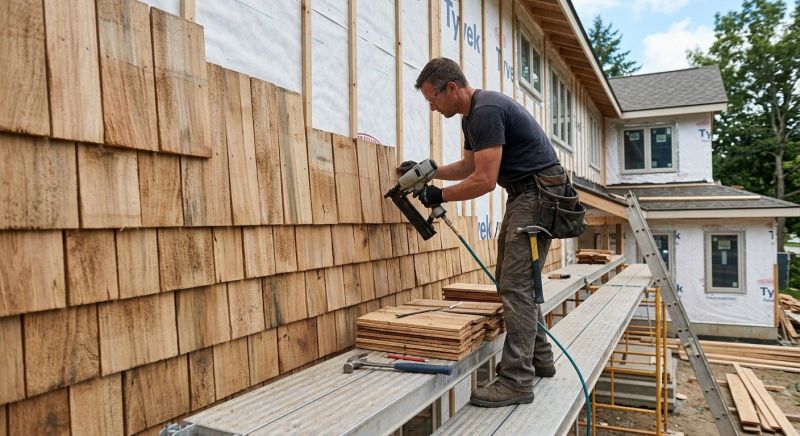 Shake Siding Installation in Guilford, IN