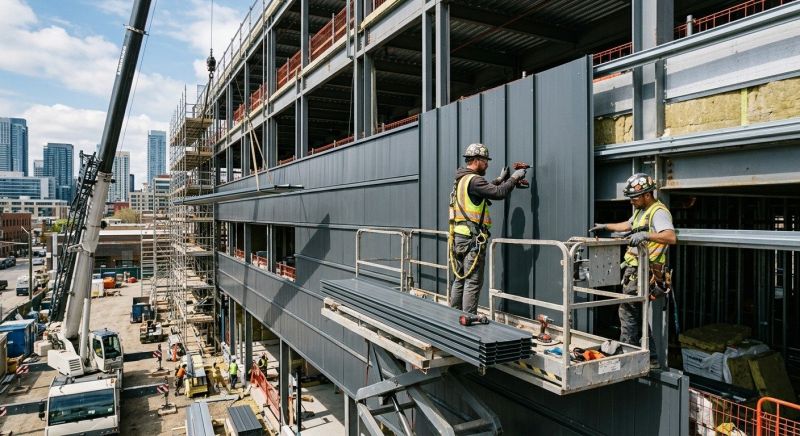 Steel Cladding Installation in Union, KY