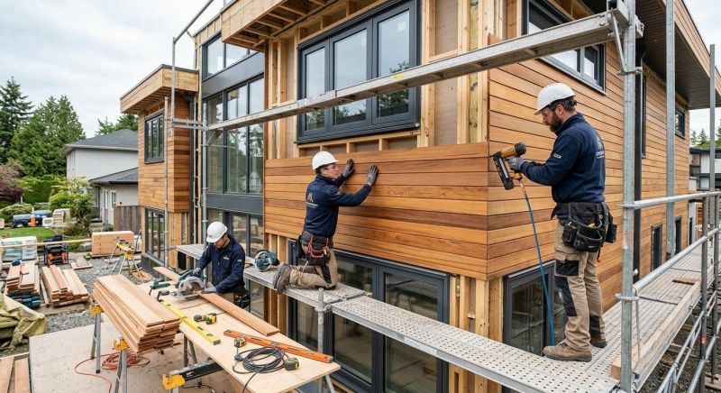 Wood Cladding Installation in Burlington, KY