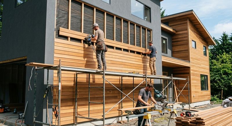 Wood Cladding Installation in Union, KY