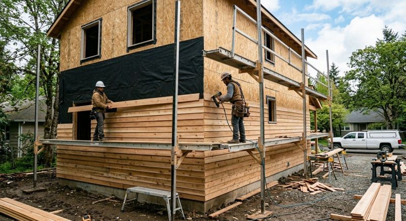 Wood Siding Installation in Aurora, IN