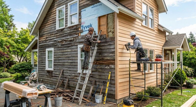 Wood Siding Installation in Miamitown, OH