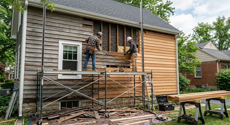 Wood Siding Replacement in Rising Sun, IN